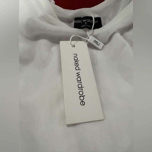 Naked Wardrobe Hourglass Mesh Tank Maxi Dress - Picture 4 of 4